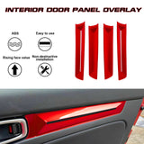 4x Sporty Style Red Side Door Strip Cover Trims For Honda Civic 11th Gen 2022