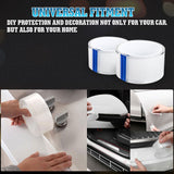 Car Door Sill Plate Bumper Protection Film Anti Scratch Strip Sticker Universal Fit, Clear Color ( Length: 3M )