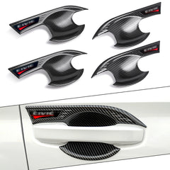 Carbon Fiber Pattern Door Handle Bowl Cover Trim For Honda Civic 11th Gen 2022