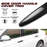 Carbon Fiber Pattern Door Handle Cover For BMW 3 Series E90 E91 Sedan  X1 X2 X3 X4 X5 X6 2005-2012