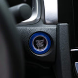 Sport Blue Engine Start Button Ring Decor Cover Trim For Honda Civic Accord 10th