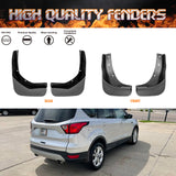 Front and Rear Side Mud Flaps Splash Guard w/ Screws For Ford Escape 2013-2019