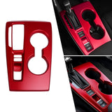 1PC Gloss Red Interior Gear Shift Box Molding Decor Trim For Honda Civic 11th 2022+