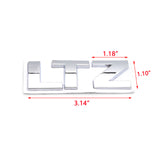 1pcs for Chevrolet Chrome LTZ Letter Emblem Badge for Car Door Front Hood Rear Trunk Tailgate Side Fender, Luggage Laptop Badge Sticker