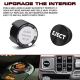 Red Engine Start + Cigarette Lighter Eject Button Trim For BMW 1 2 3 4 5 Series