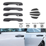 Carbon Fiber Style Door Handle+Door Edge Protect Trim For Honda Civic 11th 2022+