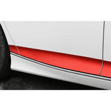 6pcs Red / Matte Black Vinyl Car Door Side Stripe Sticker Lower Door Panel Decal Molding Trim for Honda Accord 2018 2019