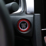 Red Engine Start Push Button Ring Cover For Honda Civic Accord 10th Fit 2021-22