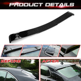 Glossy Black V Style Rear Roof Window Windshield Deflector Spoiler Visor Decoration Cover Trim For 2018-2024 Toyota Camry