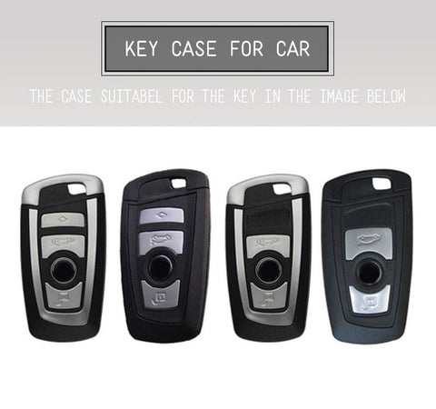 Key Fob Cover Protective Case, Soft TPU Key Case Shell Keyless Remote Control Smart Car Key Protector for BMW 1 2 3 5 6 7 Series X1 X3 X4 X5 X6 M2 M3 M4 M5 M6, Rose Gold