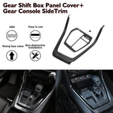 Full Set Carbon Fiber Style Console Gear Shift Box Cover For Toyota RAV4 2019-up
