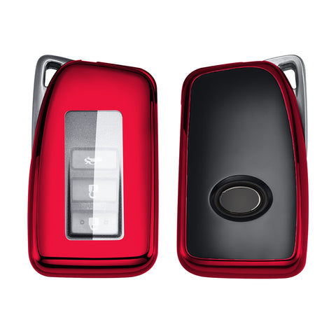 Red Soft TPU Full Protect Smart Remote Control Key For Lexus NX RX 250 GS IS RC 300