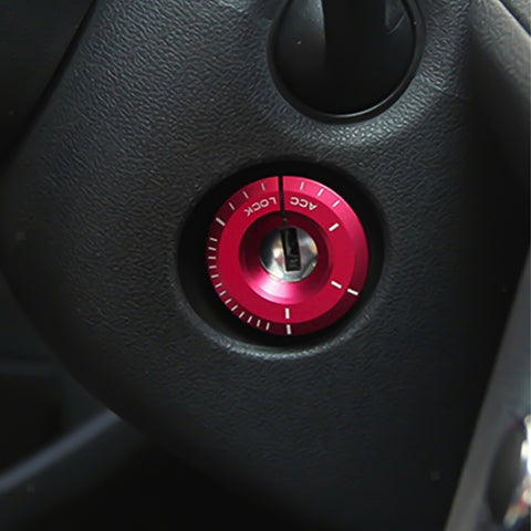 Red Engine Ignition Keyhole Ring Cap Cover For VW Golf GTI Jetta Audi A3 A4 TT