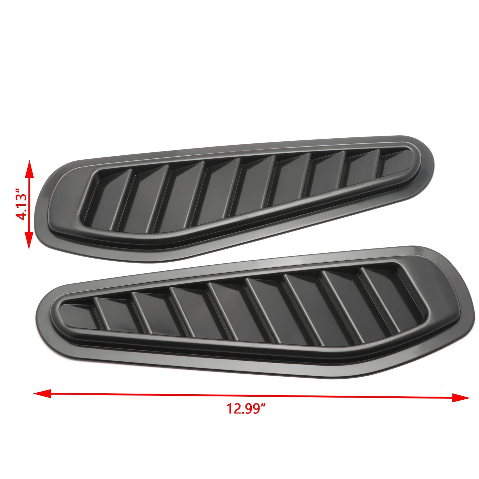 Matte Black ABS Car Headlight Intake Duct Scoop Bonnet Hood Vent Louver  Cooling Panel Trim Set 17x5 Inches 206Y From Ai810, $17.69