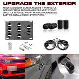 Tow License Plate + Air Valve + Release Fastener For Chevrolet Camaro 2016-2020