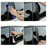Pillar Post Trim Black for Toyota Corolla 2009 2010 2011 2012 2013, 6pcs Car Door Window Pillar Post Cover Molding Kit