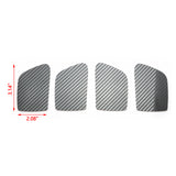 4pcs Carbon Fiber Style Car Inner Door Handle Bowl Trim Panel Cover for Honda Accord 2013-2017