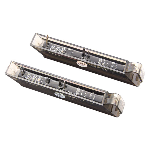 2x Smoked/ Clear Lens LED Turn Signal Light Side Marker View Mirror Indicator Lamp for Ford F-150 2004-2014 - Chrome housing