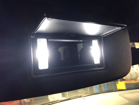 4x White LED Interior Sun Visor Vanity Mirror Light Bulbs Lamps 6612F 6614F 6641
