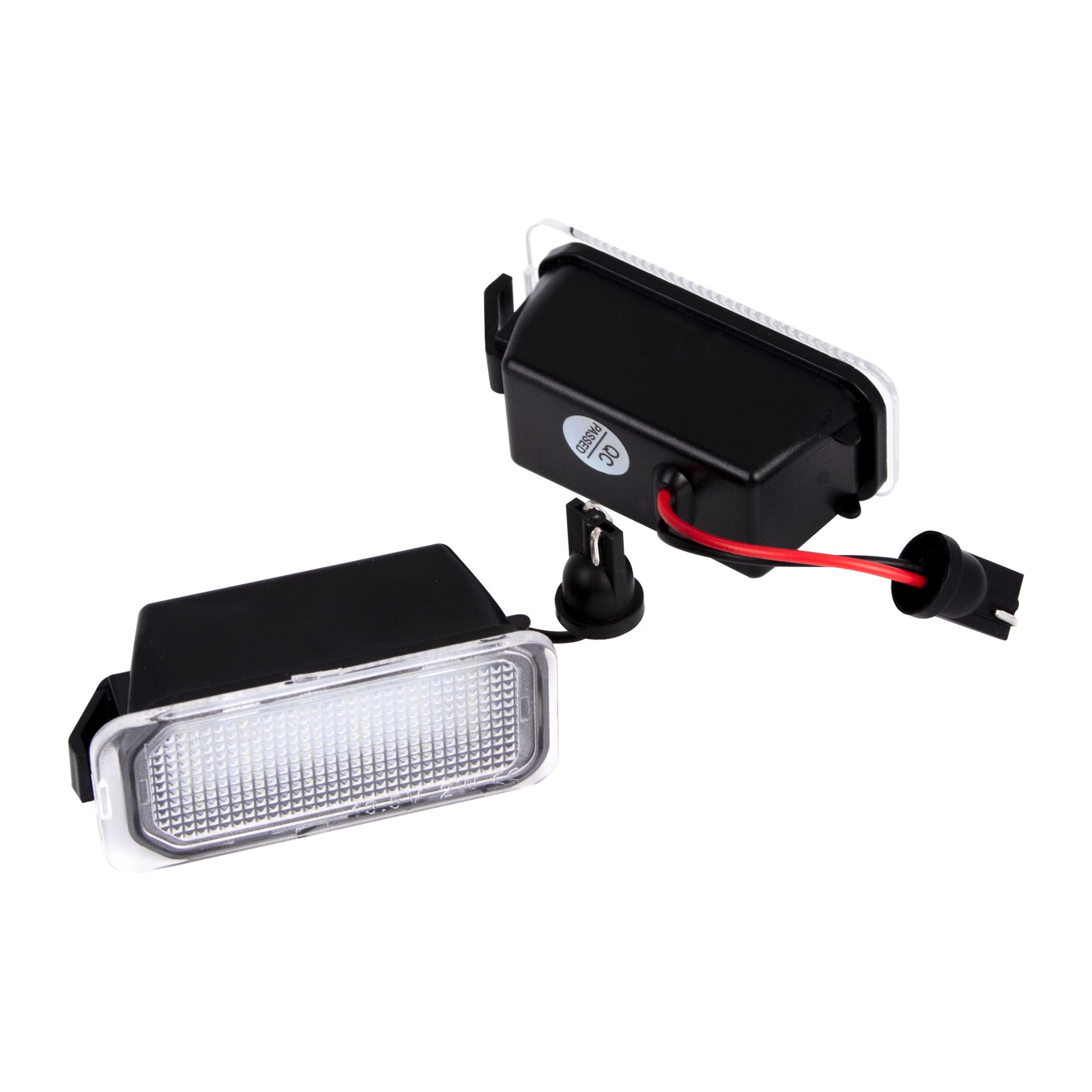 Pair OE fit LED License Plate Light Lamps Error Free Compatible with F