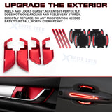 Set Inner + Exterior Door Handle Bowl Trim For Honda Accord 10th Gen 2018-2022