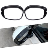 2Pcs Gloss Black Mirror Rear View Bezel Molding For Honda Civic 11th Gen 2022+