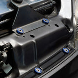 20Pcs CNC Billet Aluminum Engine Bolt Bay Screw Washer Dress Up Kit (Blue)