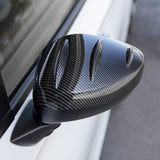 2Pcs Carbon Fiber Texture Rearview Side Mirror Cover Trim For Honda Civic 2022