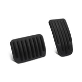 for Tesla Model 3 Accelerator Brake Pedal Cover - Anti-slip Gas Brake Paddle Protector - Non-slip Aluminium Brake Foot Pedal Pad with Rubber Handle - Set of 2