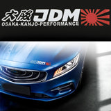 OSAKA-KANJO-PERFORMANCE Letter Decal Rising Sun JDM Japanese Performance Vinyl Sticker