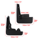 For Toyota Corolla E210 2020-up Front & Rear Mud Flaps Splash Guards Mudguard