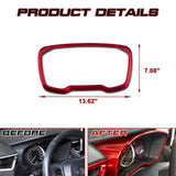 Sporty Racing Red Dashboard Instrument Cover Trim For Toyota Corolla 2020-2023