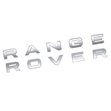 Glossy Black / Matte Black / Matte Silver / Glossy Silver RANGE ROVER Letter Chrome Emblem Decal Sticker Front Hood Rear Trunk Badge for Land Rover Range Rover