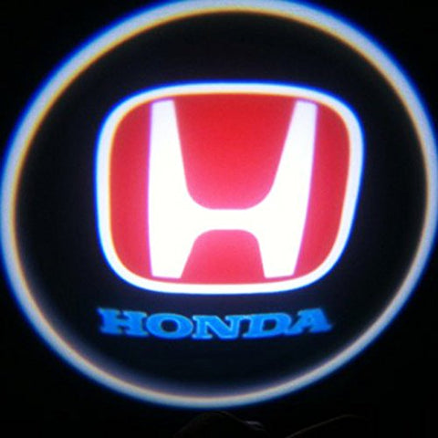 Honda Accord Pilot Crosstour LED Car Door Welcome Logo Ghost Shadow Projector Lights Courtesy Lights Reflect Logo on the Floor