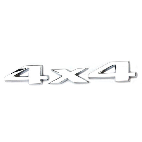 JEEP GRAND CHEROKEE WJ ZJ 4x4 Chrome 3D Logo Aluminum Badge Decal Sticker Emblem