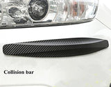 2 pieces Universal Carbon Fiber Pattern Front Rear Bumper Corner Extended Protector Lip Guards