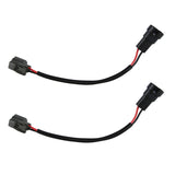 2x 9005/9006 Adapters For Acura Honda Mitsubishi Mazda OEM HID Ballast Power Cord Wires