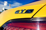 1x 3D Chrome S Logo Car Rear Trunk Lid Emblem Sticker For Mercedes Benz AMG Black/Red
