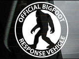 3pcs Official Bigfoot Response Sasquatch Finding Car Window Die-Cut Graphic Vinyl Decals for SUV Truck Car Bumper, Laptop, Wall, Mirror, Motorcycle