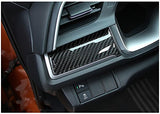 3 pcs Car Interior Trim Real Carbon Fiber 3D Center Console Panel Dashboard Cover Sticker Trim For 2016 2017 2018 Honda Civic 10th