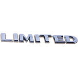 3D Logo LIMITED Chrome Emblem Fender For Toyota Ford Jeep Grand Cherokee Wrangler Compass Trunk Lids, Side Fenders, Hood, Door