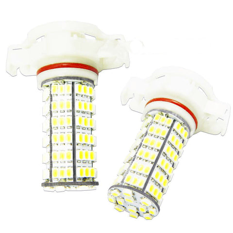 2x HID White 120-SMD 5202 LED Replacement Bulbs DRL Daytime Running Lights H16