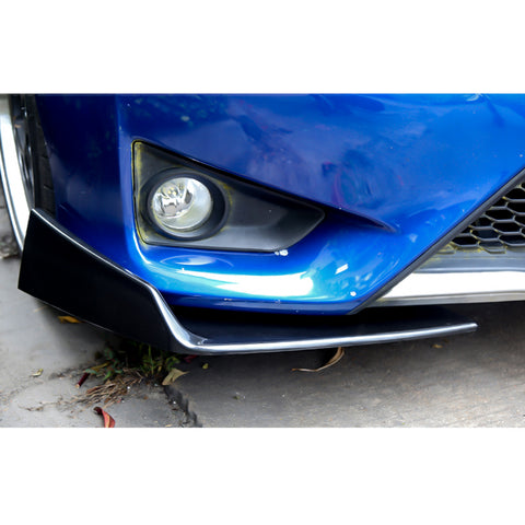 2pcs Car Front Bumper Lower Lip Splitter Diffuser Chin Spoiler Canard Deflector Universal