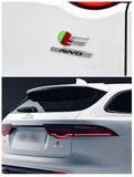 Auto Decor Sticker, Green Red Round S Logo Sport Emblem Trunk Boot Badge for Jaguar XJ XJR XJS XF XE Front Bumper Rear Trunk Door Fender