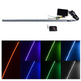 Universal 21" Remote RGB LED Scanning Knight Rider LED Strip Light for Hood Grille Grill