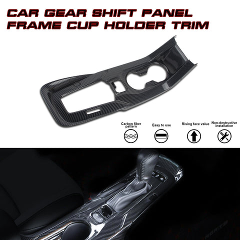 Sporty Style Red Center Gear Shift Frame Cover Trim For Toyota Corolla 2020-2022