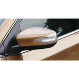 2pcs ABS Chrome Rear View Side Door Mirror Signal Light Frame Cover Trim for Nissan Altima Sentra 2013-2017/ Maxima 2016-2019