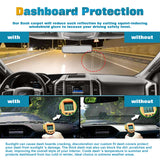 Center Console Dashboard Mat Pre-cut Non-Slip Sunshield Sun Glare Protector Dash Carpet Pad Black Cover Compatible with Ford F150 2015-2020