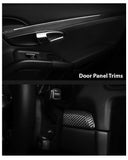 JDM Carbon Fiber Interior Trim Decor Cover for Porsche 991 718 981 Carrera Boxster Cayman