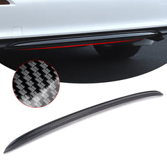 Carbon Fiber Pattern Rear Bumper Lip Cover Trim For Honda Civic 11th Gen 2022